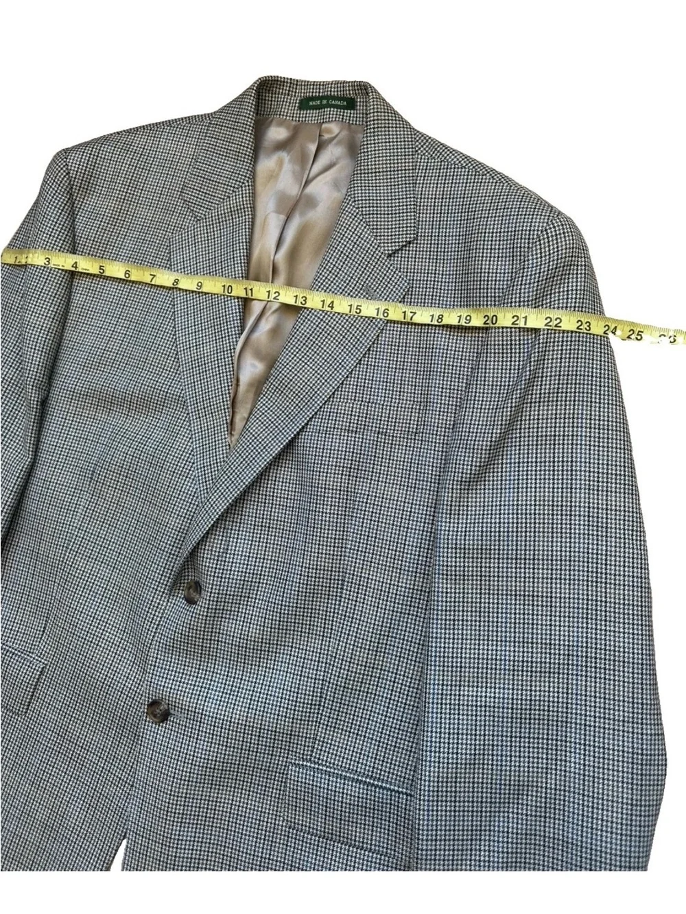 Ralph Lauren Men’s Sport Coat 44R Silk Wool Blend Multicolor Micro Check Canada